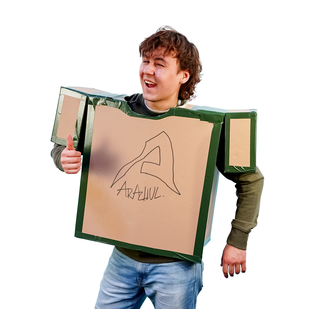 Arazhul Studios Exklusiver Luxus Papp-Pullover