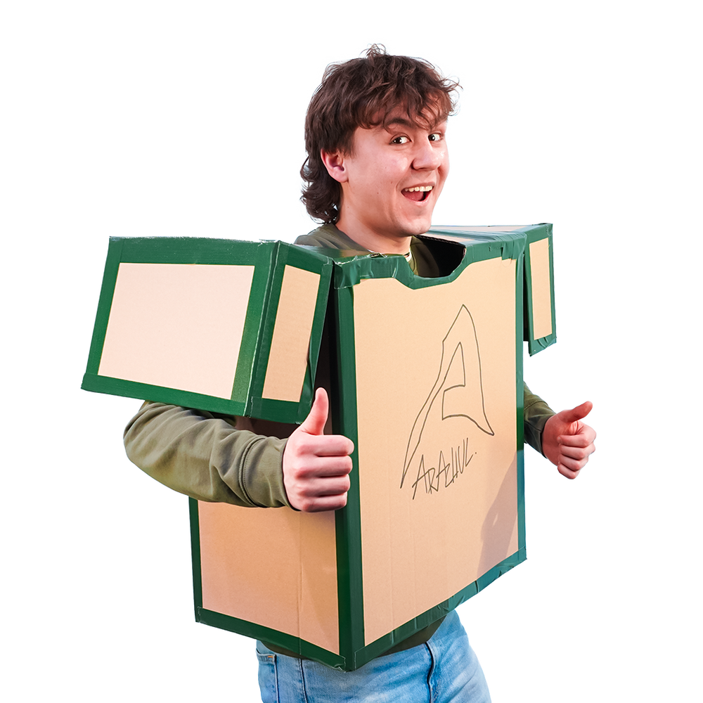 Arazhul Studios Exklusiver Luxus Papp-Pullover