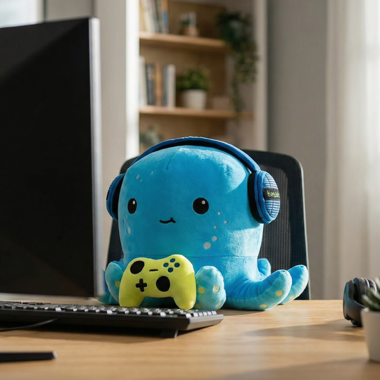 Gamer Oktopus - Huggybean