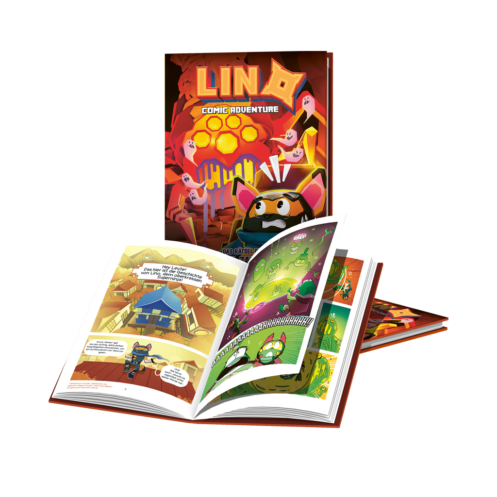 Lino – Das Rätsel des Ninja-Zaubers: Ein Lino-Comic-Adventure von Arazhul, Band 1