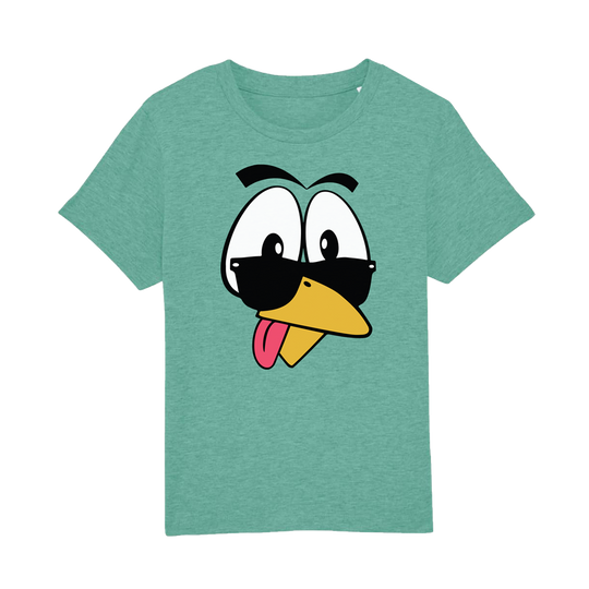 Taube Face T-Shirt Heather Green