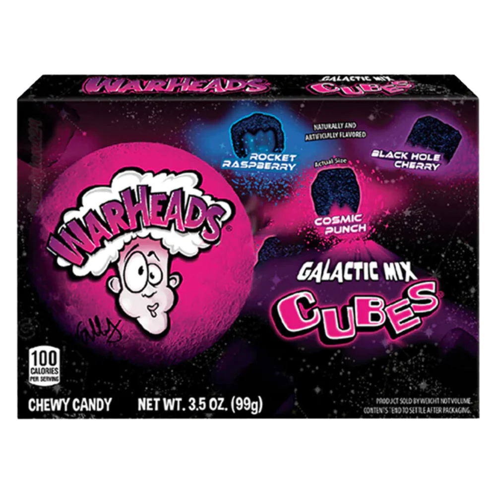 Warheads Galactic Cubes 99g